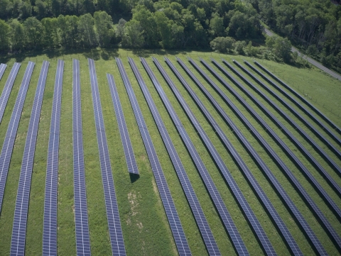 A Generate community solar project in Sullivan County, New York built in a partnership with Delaware River Solar. Generate's portfolio of about $2 billion in sustainable infrastructure assets spans across the energy, waste, water and transport markets. (Photo: Business Wire)