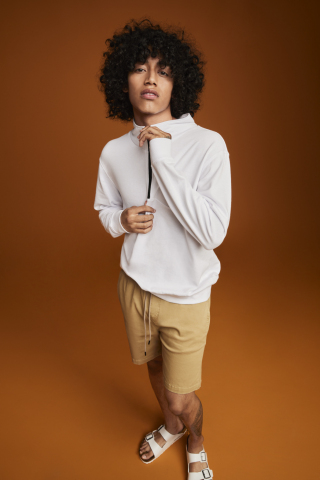 Discover versatile pieces made for your amazing, ready-for-anything life from And Now This, exclusively at Macy’s; And Now This Seamed Half Zip Sweatshirt and Brushed Twill Everyday Short, $35.00 - $39.500 (Photo: Business Wire)