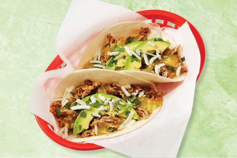 Hatch Green Chile Taco, available for a limited time at Fuzzy's Taco Shop. (Photo: Business Wire)