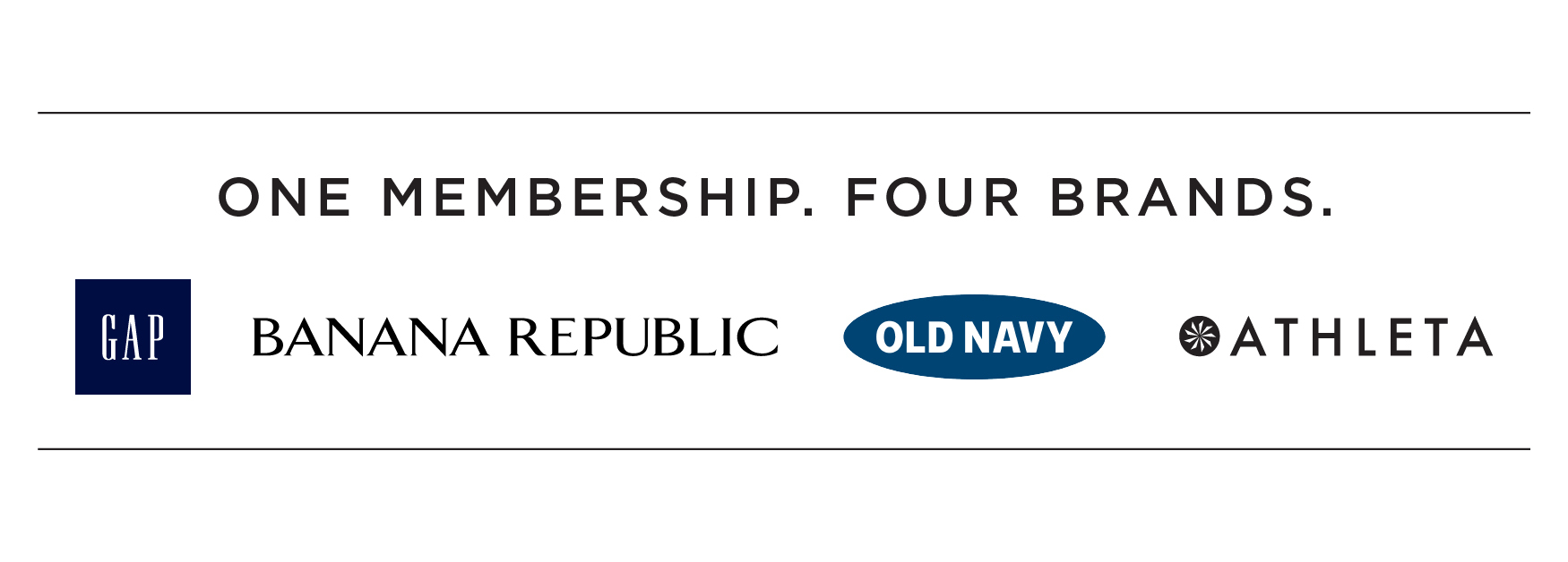 Gap Inc. Announces Launch of New Integrated Rewards Program: One  Membership. Four Brands.