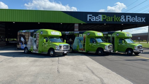 Fast Park Completes Brand Refresh of Final Airport Fast Park Facility (Photo: Business Wire)