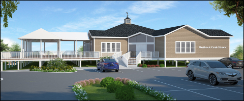 Rendering showing Outback Crab Shack. (Photo: Business Wire)