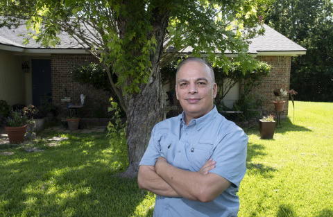 Edward Montemayor received a $7,000 SNAP subsidy from Veritex Community Bank and FHLB Dallas to replace his air conditioning unit. (Photo: Business Wire)
