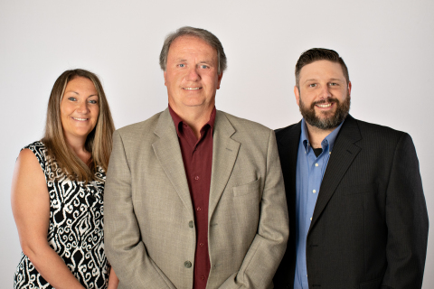IS2 Workforce Solutions team members. From left to right: Amanda McNair, Manager of the Woodstock, Ontario office, Mike Johnson, Regional Manager of Southwestern Ontario, and Justin Hoffer, Manager of the London and St. Thomas, Ontario offices. (Photo: Business Wire)