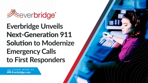 Everbridge Unveils Next-Generation 911 Solution to Modernize Emergency Calls to First Responders (Graphic: Business Wire)