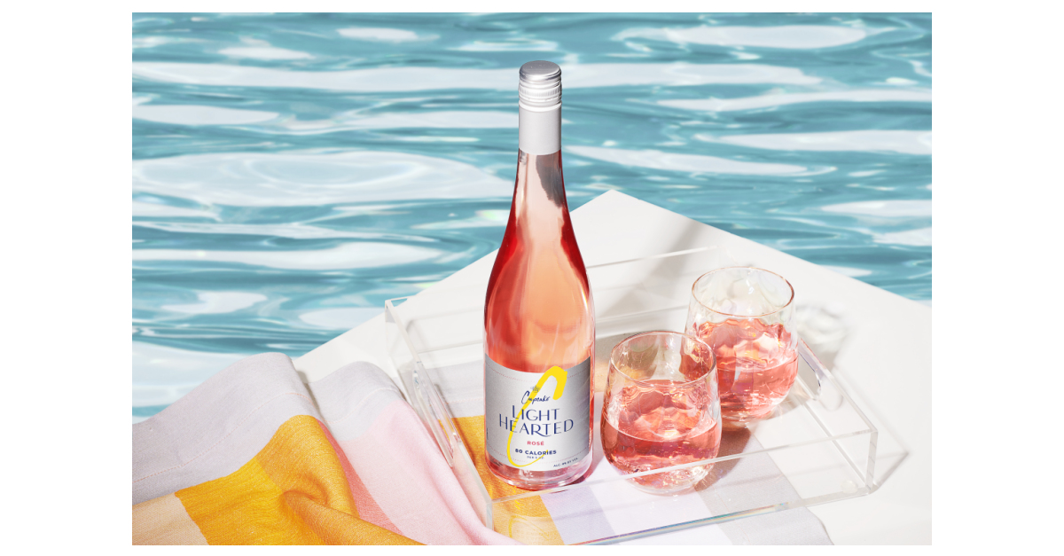 light hearted rose wine