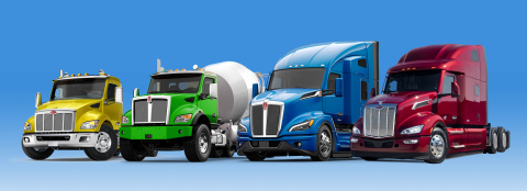 New Kenworth and Peterbilt Medium- and Heavy-Duty Trucks (Photo: Business Wire)