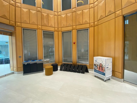 730 Keystone Building lobby featuring Pure Wellness air purification (Photo: Business Wire)