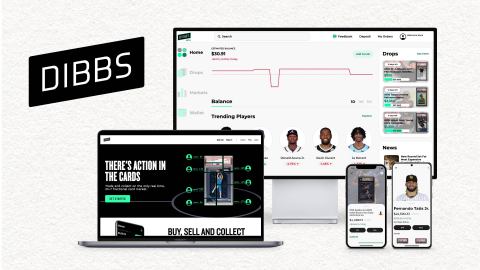 Dibbs, the only real-time fractional sports card marketplace, today announced its $13 million Series A financing round led by Foundry Group. Tusk Venture Partners, Courtside Ventures, and Founder Collective also participated in the round, as did a syndicate of superstar athletes, including Chris Paul, Channing Frye, DeAndre Hopkins, Kevin Love, Kris Bryant, and Skylar Diggins-Smith. (Graphic: Business Wire)