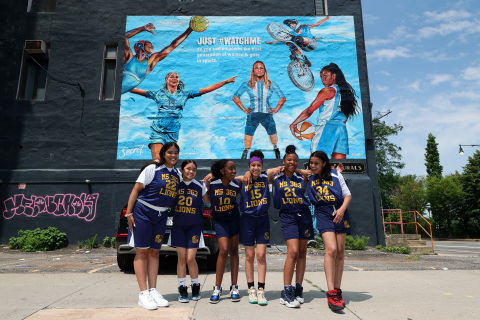 Secret Deodorant Partners with Women’s Sports Foundation to Support and Inspire the Next Generation of Women Athletes with Just #WatchMe Campaign So Girls Can Feel Seen and Supported. (Photo by Dia Dipasupil/Getty Images for Secret Deodorant)