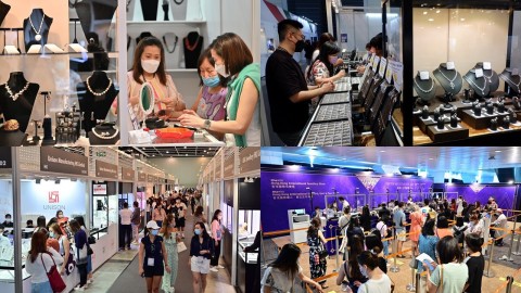 香港貿易発展局（HKTDC）が主催するHKTDC香港国際珠宝展とHKTDC香港国際ダイヤモンド・宝石・真珠展が、2021年7月25～29日に香港会議展覧中心（HKCEC）で開催され、パンデミックが続く中で宝飾関係者のビジネス機会の獲得を支援。（写真：ビジネスワイヤ）