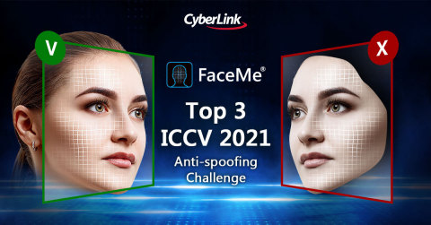 CyberLink's FaceMe® Ranked Top 3 in Face Anti-spoofing Challenge at ICCV 2021 (Photo: Business Wire)