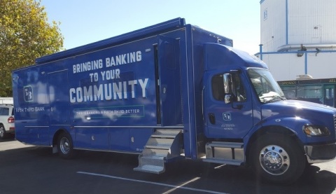 Fifth Third Bank's Financial Empowerment Mobile, eBus, is returning to the road to deliver financial access and capability services to the communities it serves. (Photo: Business Wire)