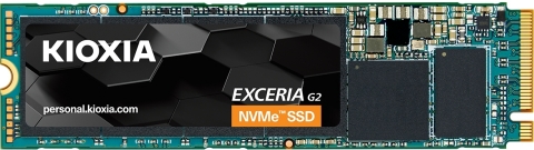 thumbnail キオクシア株式会社：メインストリームモデル「EXCERIA G2 SSDシリーズ」 （画像：ビジネスワイヤ）