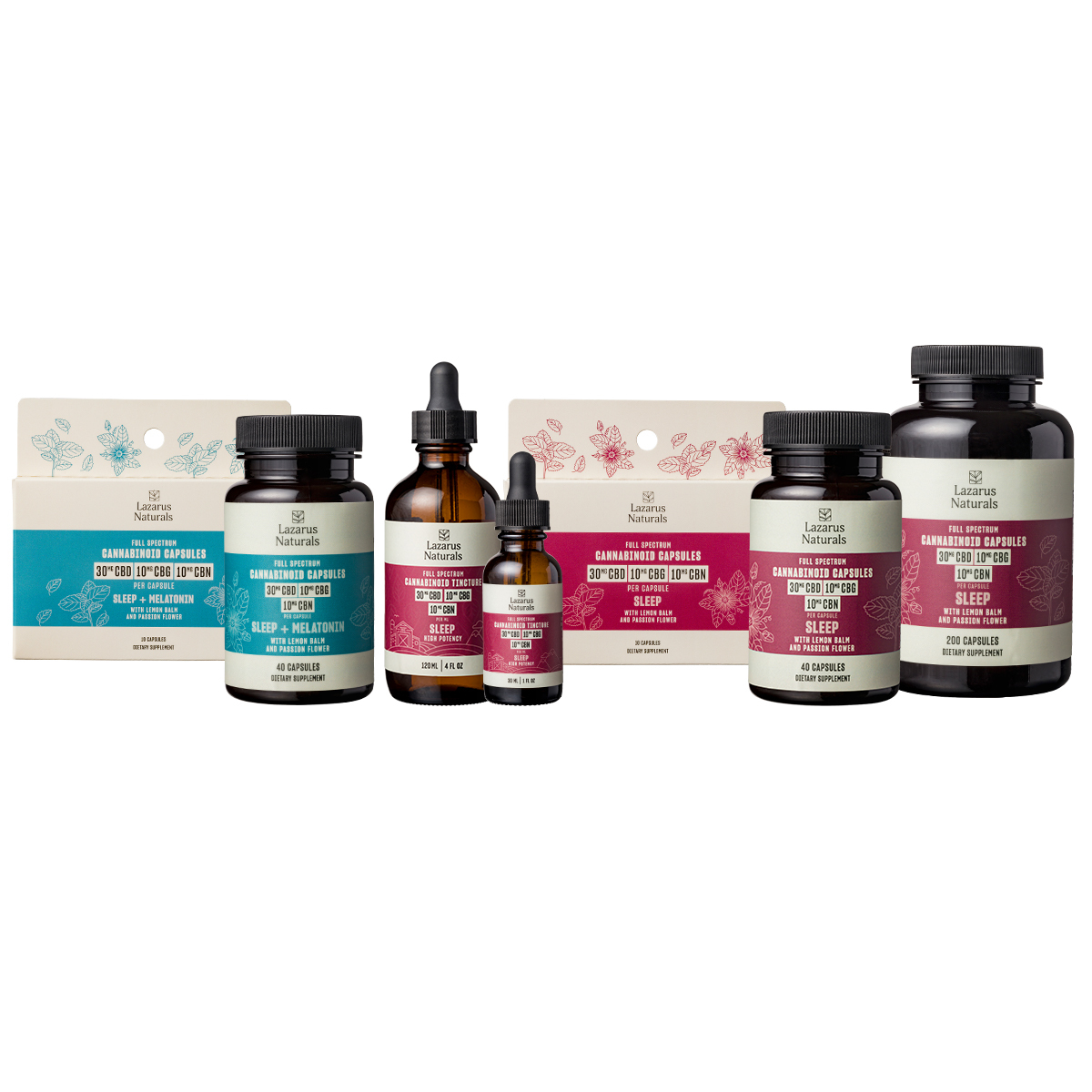 Lazarus Naturals Launches Its New Sleep Collection Introducing CBN