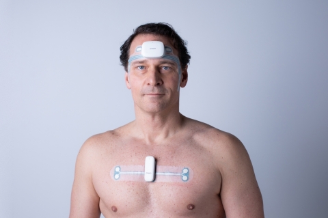 original The model is wearing the head and chest patch of Onera STS innovative PSG system. (Photo: Business Wire)