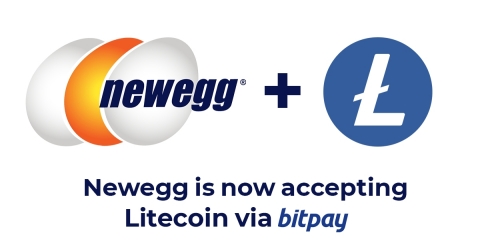 Customers shopping on Newegg.com will have the option of paying with Litecoin using the BitPay Wallet app (Graphic: Business Wire)
