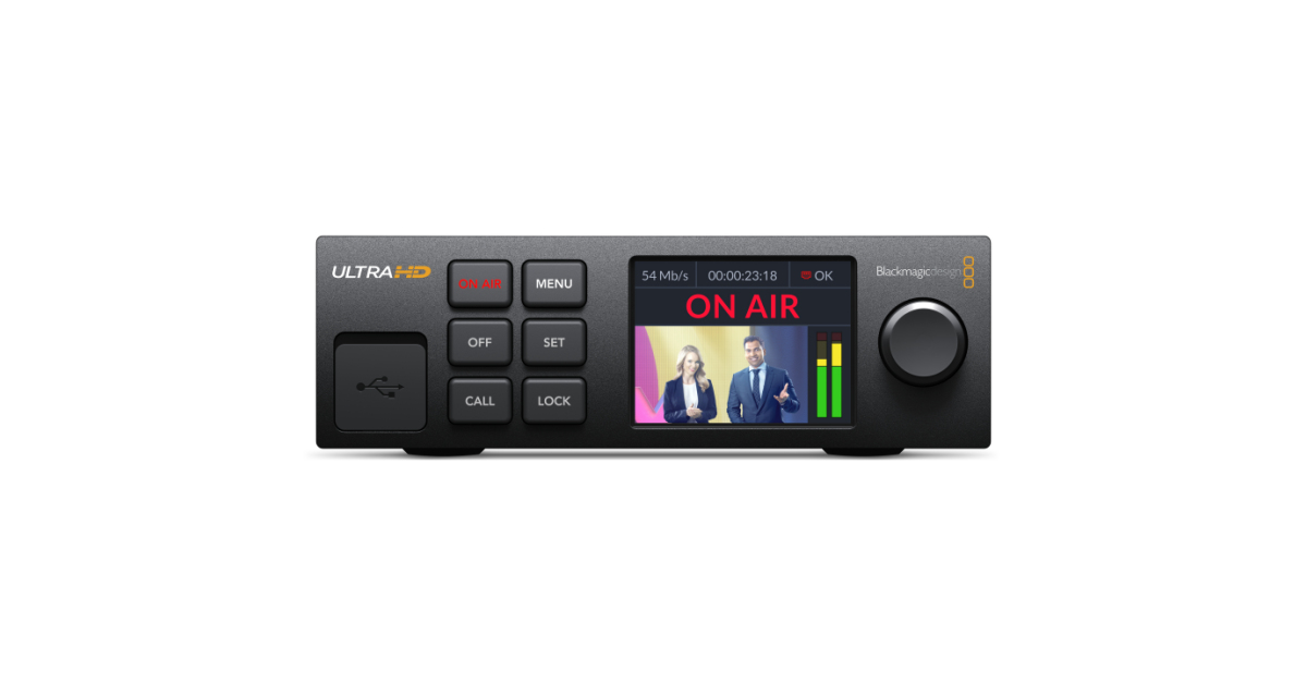 Blackmagic Design Announces New Blackmagic Web Presenter 4K