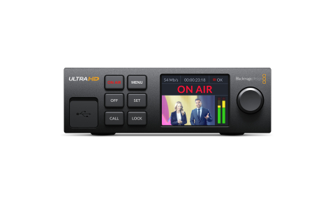 Blackmagic Web Presenter 4K combines all the Blackmagic Web Presenter HD features with an upgraded H.264 hardware encoder for native Ultra HD resolution streaming. (Photo: Business Wire)