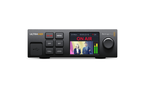original Blackmagic Web Presenter 4K combines all the Blackmagic Web Presenter HD features with an upgraded H.264 hardware encoder for native Ultra HD resolution streaming. (Photo: Business Wire)