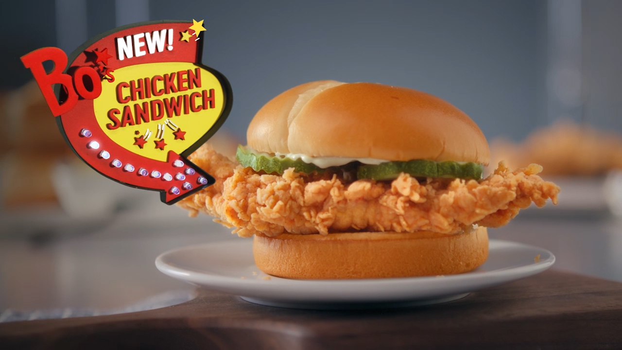 Bojangles TV spot for its Bo's Chicken Sandwich - even Nana thinks its so cluckin' good!