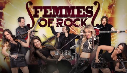 They sing, they string … they do it all. Led by rock violinist and arranger Nina DiGregorio, Femmes of Rock, starring Bella Electric Strings, will hit The Event Center stage at Rivers Casino Pittsburgh on Saturday, Nov. 6, at 7 p.m. (Photo: Business Wire)