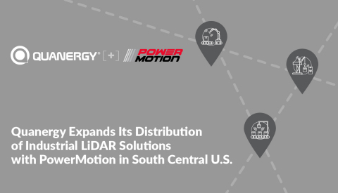 Quanergy Expands in Distribution of Industrial LiDAR Solutions with PowerMotion in South Central US. (Graphic: Business Wire)