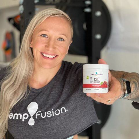 “HempFusion's new CBD gummies not only taste great, they give me the support I need to train hard and recover every day,