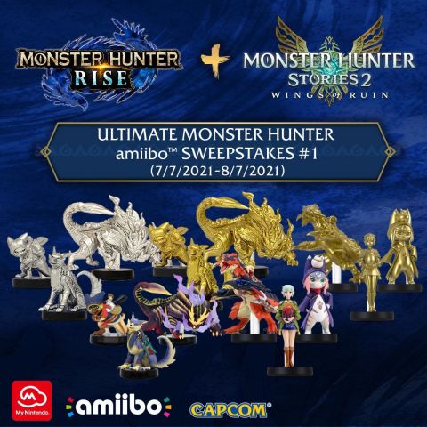 Enter for the chance to win an epic MONSTER HUNTER prize pack. (Graphic: Business Wire)