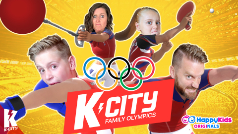 K-City features Lil’ Flash, DadCity, MomCity & Ava - as they play all sorts of family games, sports, funny skits, and unbox the latest toys! (Graphic: Business Wire)