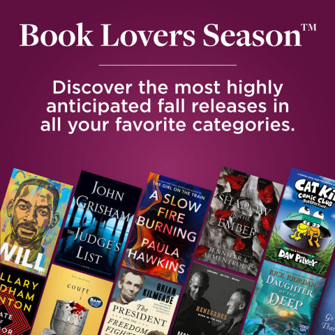 Fall marks the start of Books-A-Million's third annual Book Lovers Season™, which highlights the most exciting new book releases of the year. (Photo: Business Wire)