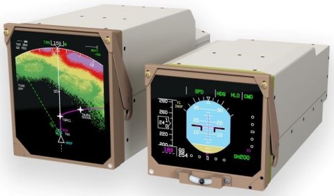 Thomas Global's TFD-7000 Series flight displays for Boeing 767, 757, and 737C. (Photo: Business Wire)