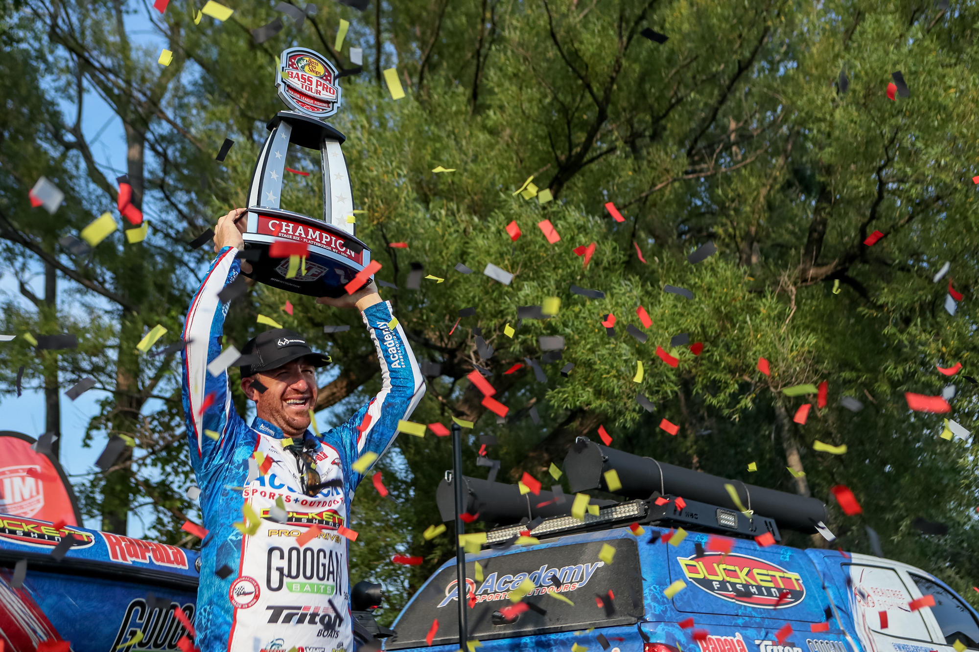 Wheeler Wins Again! Tennessee Angler Wins Third Event of Season at MLF Bass  Pro Tour Toyota Stage Six at Lake Champlain Presented by Googan Baits