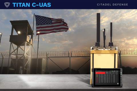 Citadel Defense has been awarded a contract from the U.S. Department of Defense to develop and deploy an integrated counter drone solution that can be used to autonomously detect, identify, track, and defeat hostile drones. (Graphic: Business Wire)