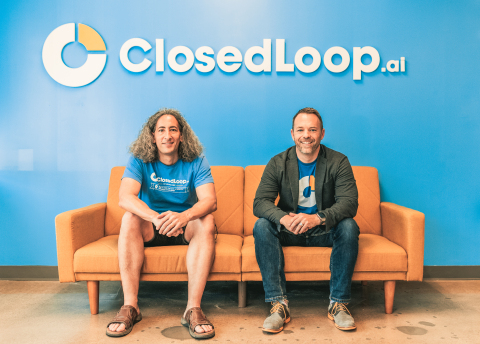 ClosedLoop.ai co-founders Dave DeCaprio, CTO, left, and Andrew Eye, CEO, announced a $34 million Series B on Aug. 17, 2021. (Photo: Business Wire)