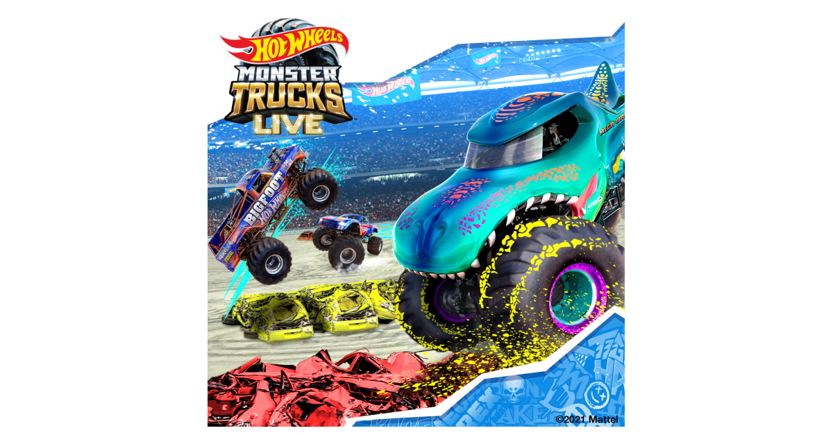 Hot Wheels Monster Trucks LIVE Mega Wrex Diecast Car (2022)