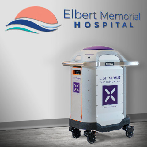 Patient safety is a top priority at Elbert Memorial Hospital, which recently invested in 2 LightStrike Germ-Zapping Robots to enhance its disinfection strategy. The robots are proven to deactivate SARS-CoV-2, the virus that causes COVID-19. (Photo: Business Wire)