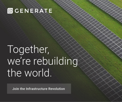 original Generate builds, owns, operates and finances sustainable infrastructure. (Graphic: Business Wire)