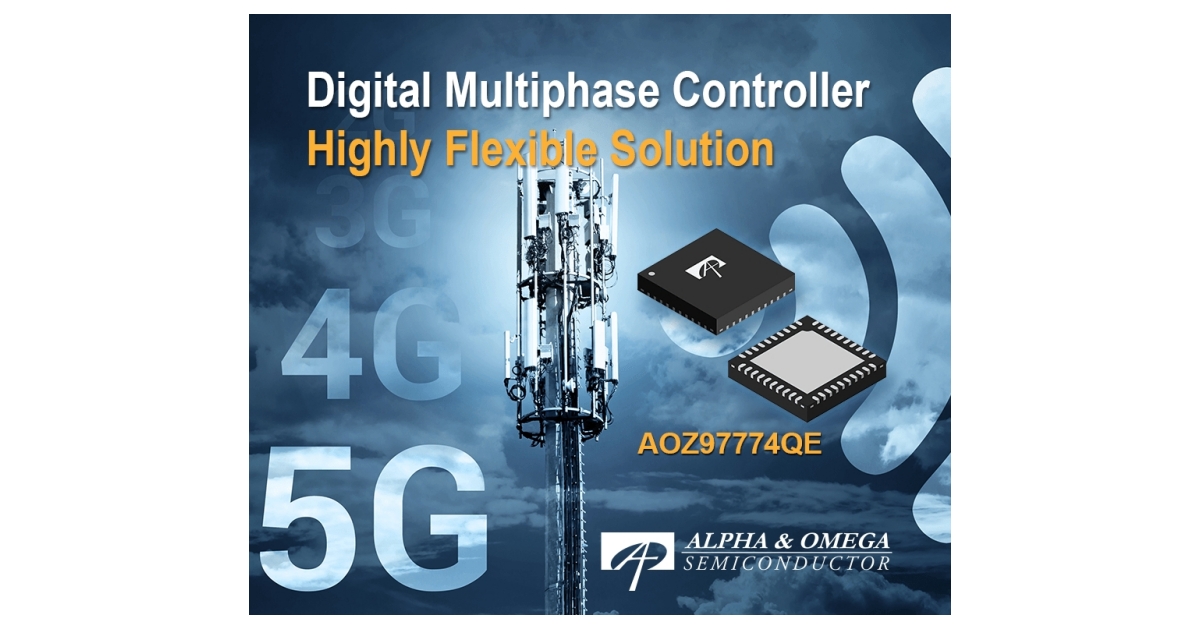 Alpha and Omega Semiconductor Introduces Digital Multiphase Controller
