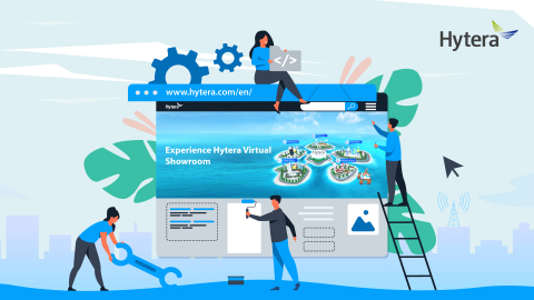 Hytera Launches New Website and Virtual Showroom to Deliver Better Customer Experience Digitally (Graphic: Business Wire)