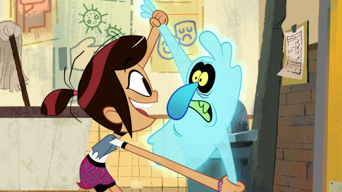 "The Ghost and Molly McGee" (Friday, Oct. 1, 9:35 p.m. ET/PT on Disney Channel) – The animated buddy-comedy follows tween optimist Molly (voiced by Ashly Burch), who lives to make the world a better place, and grumpy ghost Scratch (voiced by Dana Snyder), whose job is to spread misery. When one of Scratch's curses backfires, he finds himself forever bound to Molly. (Photo Credit: Disney Branded Television)