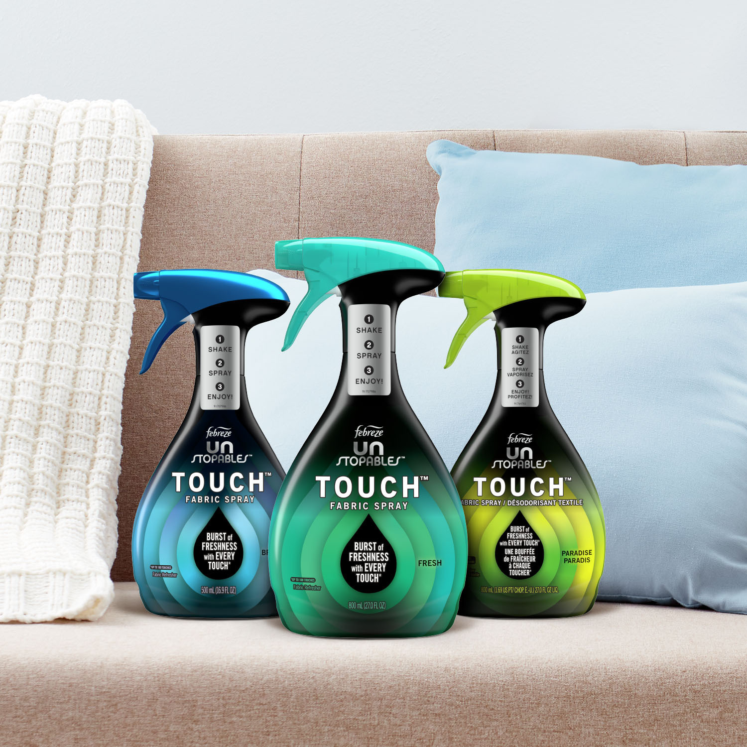 Febreze Reinvents Fabric Freshness with New Febreze Touch Technology