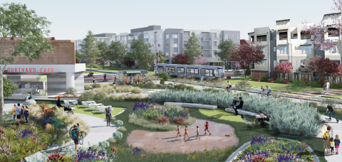 original Rendering of NEXUS, City Ventures' Smart-City Land Initiative (Photo: Business Wire)
