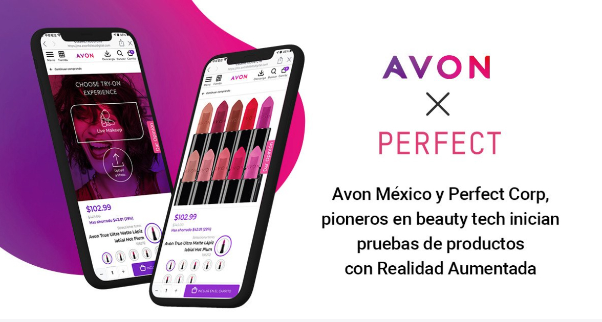 Perfect Corp. se asocia con Avon México para fortalecer a su canal de  ventas con pruebas de Realidad Aumentada y recomendaciones de productos a  través de Inteligencia Artificial