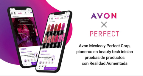 Perfect Corp. Partners With Avon to Empower Its Sales Channel With Augmented Reality Technology (Graphic: Business Wire)