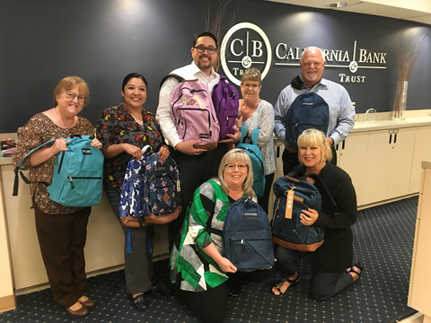 CB&T back-to-school collection drive (Photo: Business Wire)