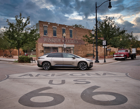 FF 91 Testing on Route 66 (Photo: Business Wire)