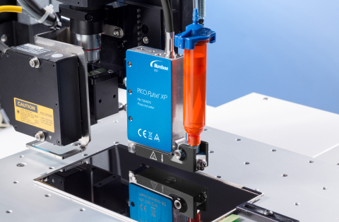 original Experience next-level production control with Nordson EFD’s new jetting system designed to deliver the most stable deposit weight under fluctuating environmental conditions. (Photo: Business Wire)