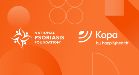 The National Psoriasis Foundation Selects the Happify Health Digital Health Platform, Kopa, As Official Online Community (Graphic: Business Wire)