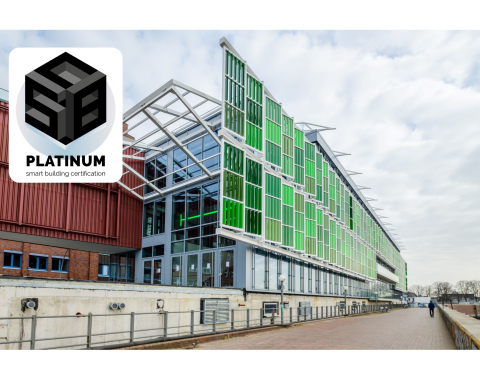 original Hammerbrooklyn. Digital Pavillon Becomes First to Receive Platinum Smart Building Certification in Germany (Photo: Business Wire)